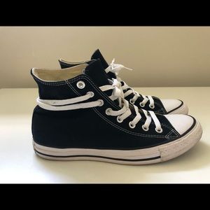 Black Converse high tops